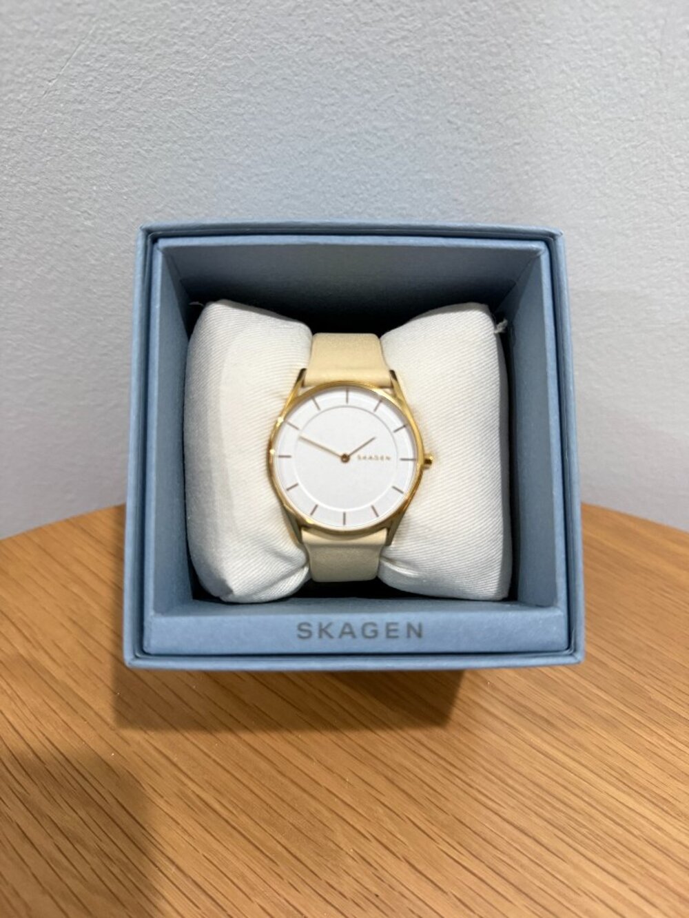Women's Skagen Holst Leather Band Watch